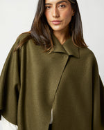 Load image into Gallery viewer, Kimono Coat in Moss Green
