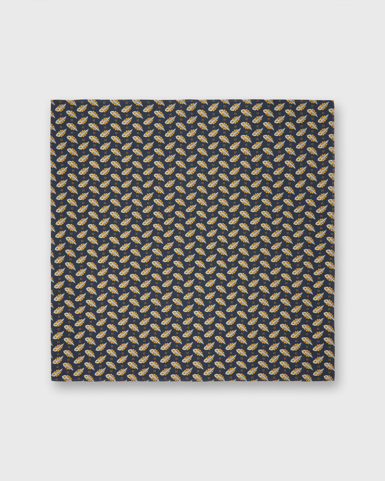 Bandana in Navy/Gold Paisley Feather Liberty Fabric