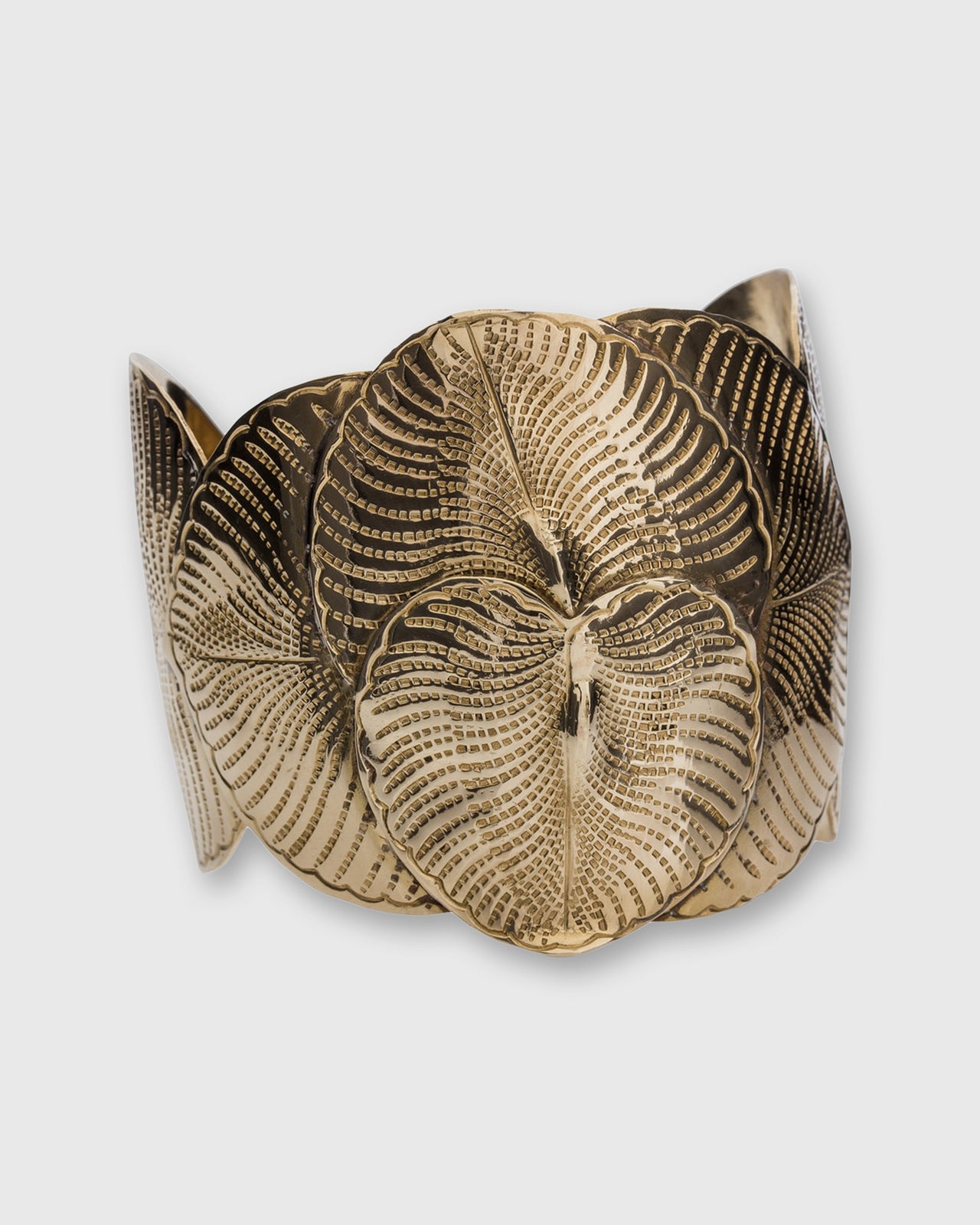 Eucalyptus Leaves Cuff in Tumbaga