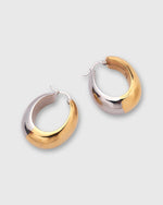 Load image into Gallery viewer, Bubble Hoop Earrings in Mixed Metal
