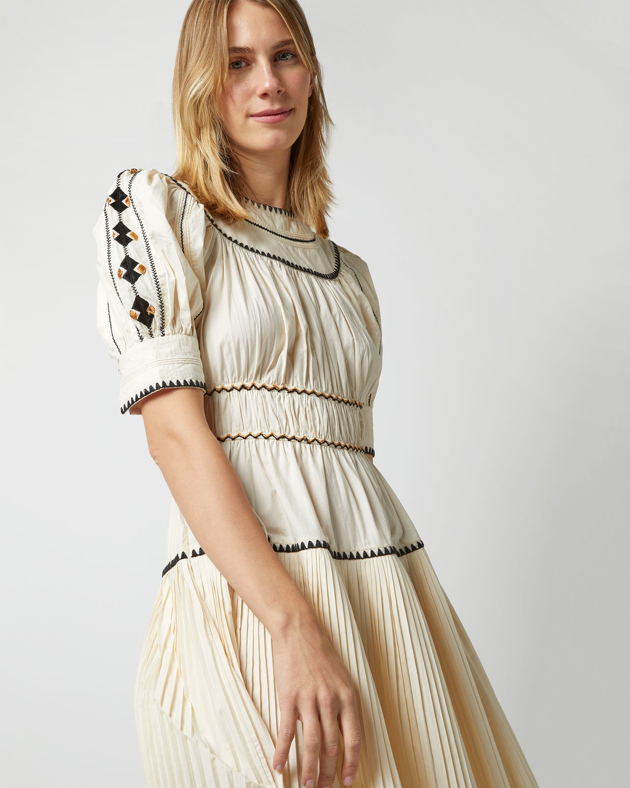 Harriet Dress in Ivory
