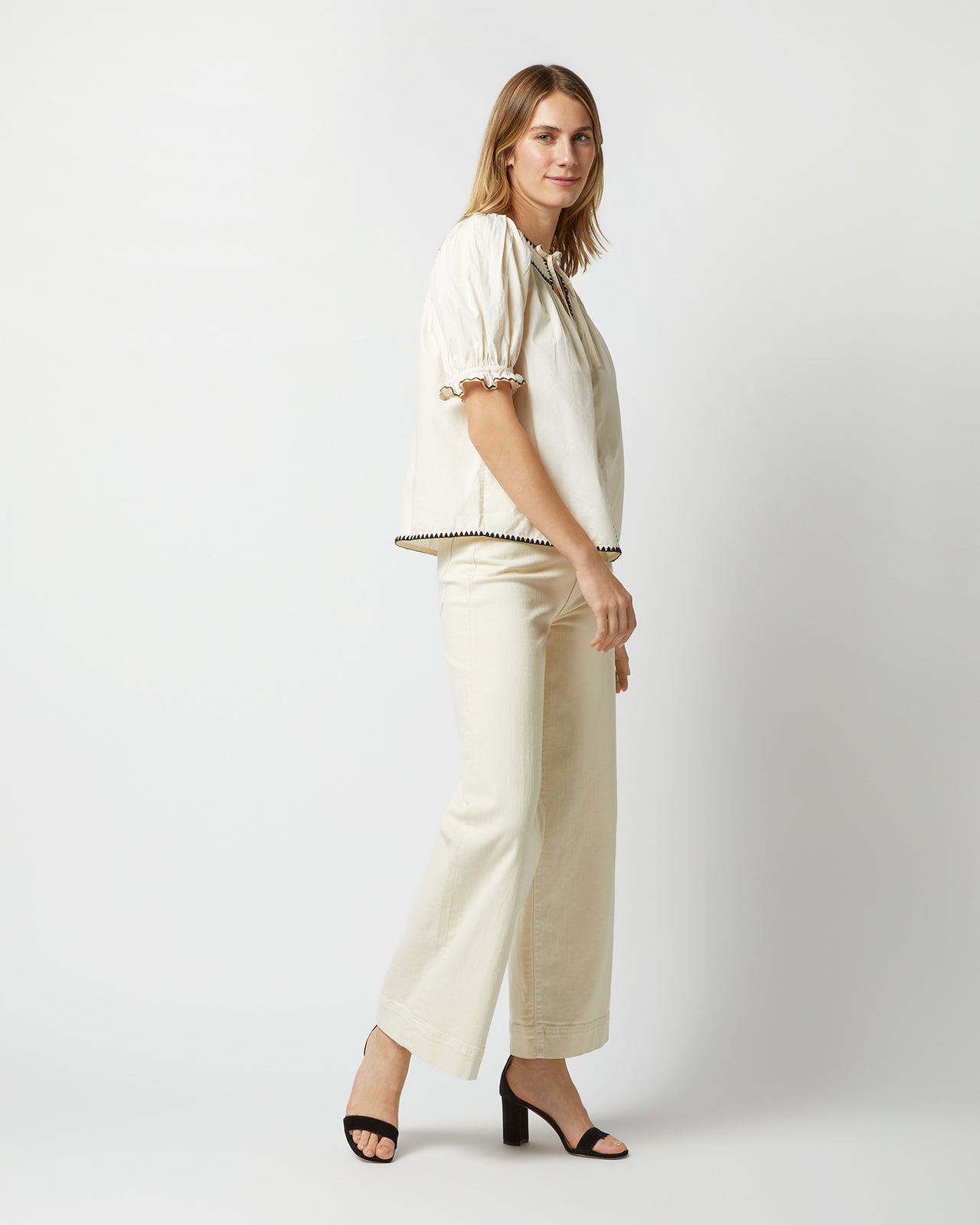 Ruby Top in Ivory