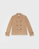 Load image into Gallery viewer, Cropped Trench Coat in Beige
