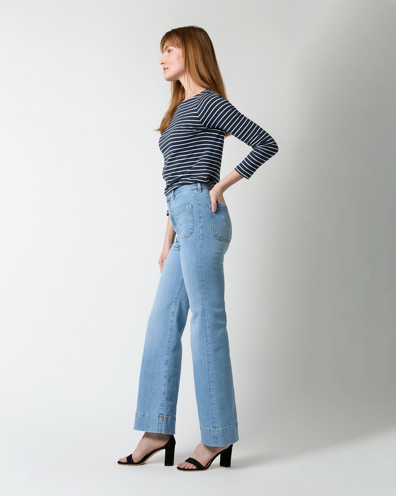 St Monica Jean in Azurina Blue