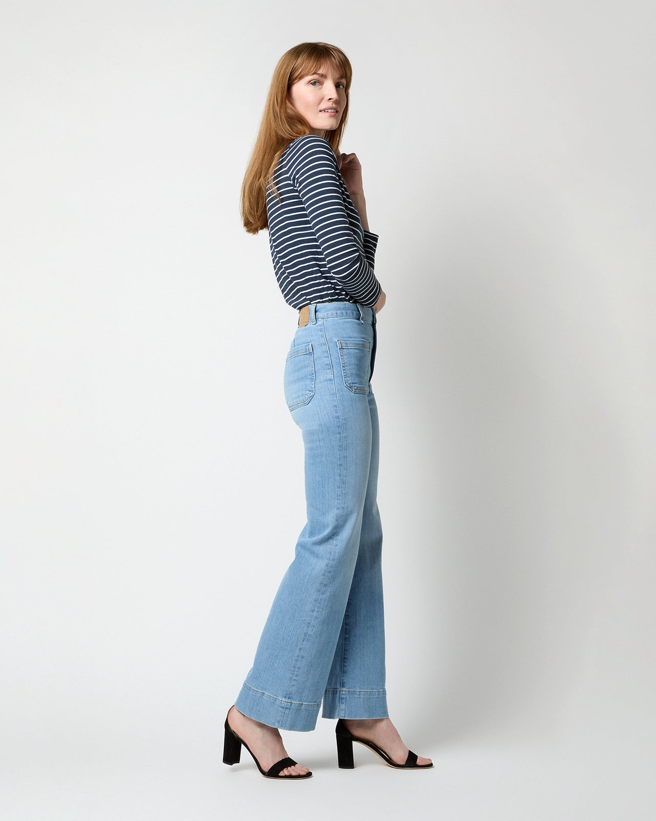 St Monica Jean in Azurina Blue