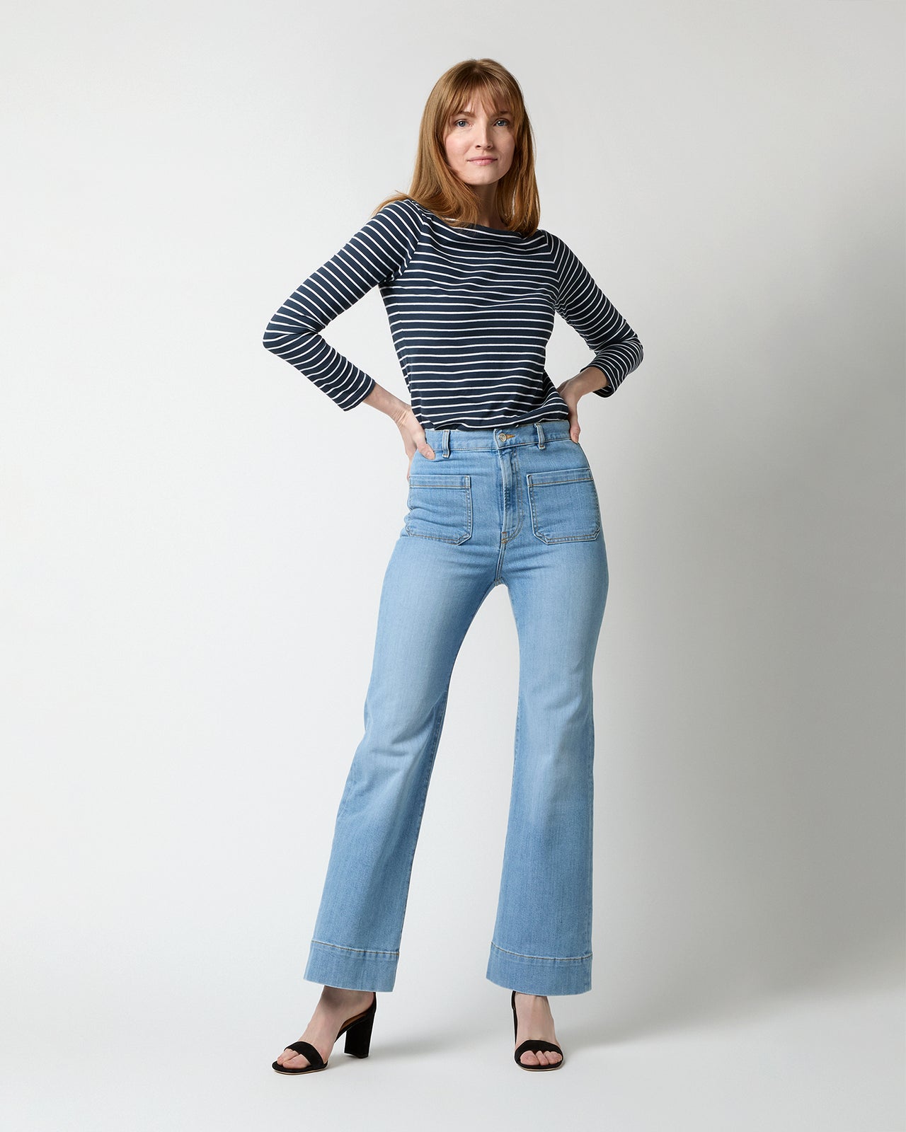 St Monica Jean in Azurina Blue