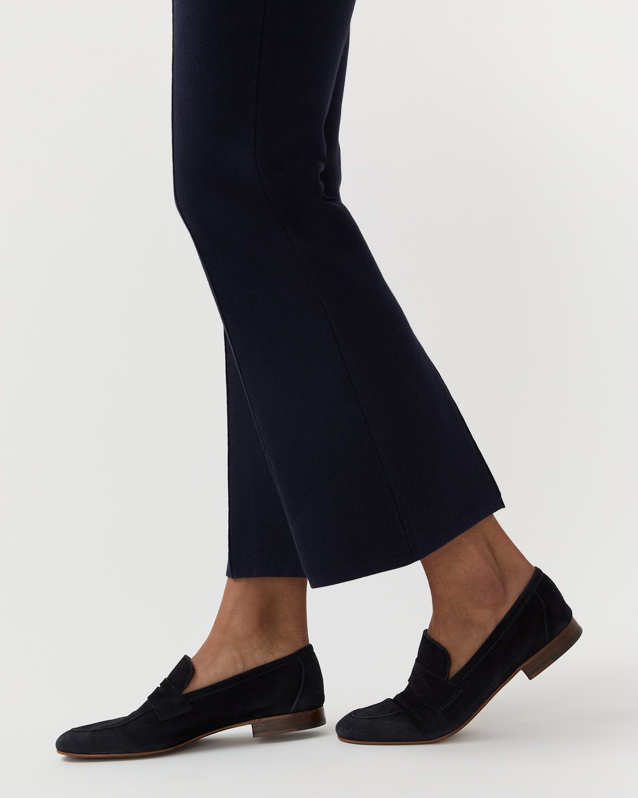 Mia Loafer in Navy Suede