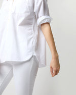 Load image into Gallery viewer, Weekender Shirt in White Poplin
