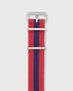 Load image into Gallery viewer, Nato Watch Strap in Red/Navy Stripe
