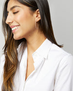 Load image into Gallery viewer, Large Hoop Earrings in Beige

