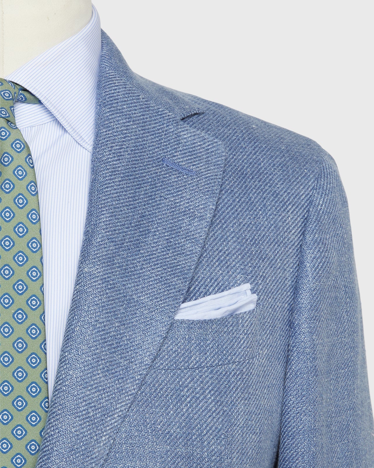 Kincaid No. 2 Jacket in Pale Blue Hopsack