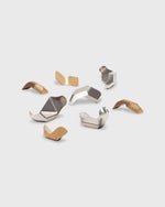 Load image into Gallery viewer, Tycho Puzzle in Brass/Steel
