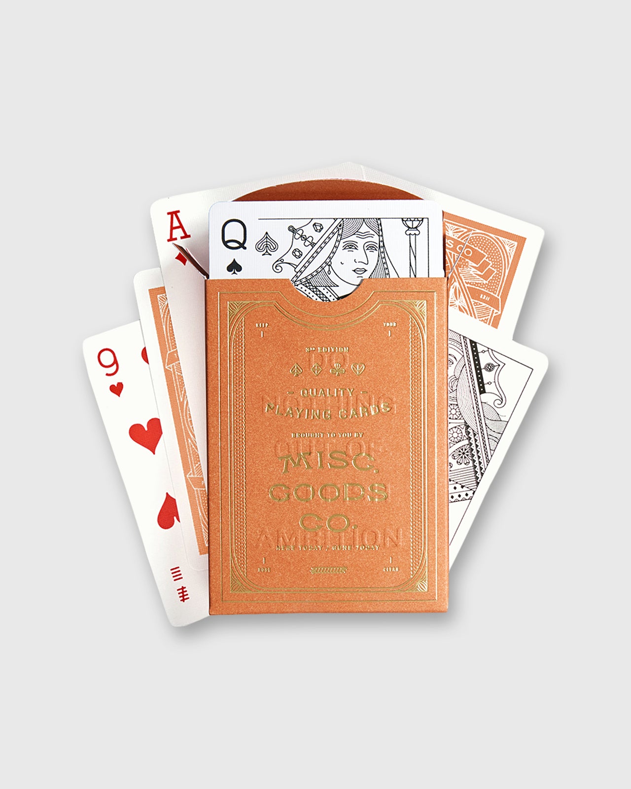 Playing Cards in Sandstone