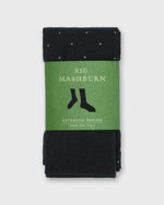 Load image into Gallery viewer, Over-The-Calf Dress Socks in Navy/Grey Dot Extra Fine Merino
