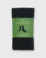 Load image into Gallery viewer, Over-The-Calf Dress Socks in Navy/Glacier Dot Extra Fine Merino
