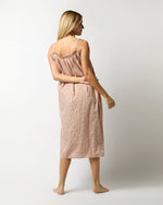 Load image into Gallery viewer, Lena Slip in Pink/Green Hannah Rose Liberty Fabric
