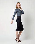 Load image into Gallery viewer, Pull-On Skirt in Indigo Stretch Denim
