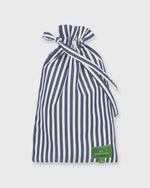Load image into Gallery viewer, Button-Front Boxer Short in Navy/Yellow Stripe Poplin
