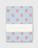 Load image into Gallery viewer, Bandana in Sky/Coral Reef Print Poplin
