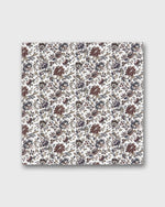 Load image into Gallery viewer, Bandana in White/Olive/Burgundy Christelle Liberty Fabric
