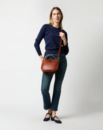 Load image into Gallery viewer, Natalie Crossbody Bag in English Tan Leather
