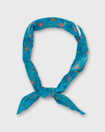 Load image into Gallery viewer, Anyway Scarf in Blue Multi Floribunda Meadow Liberty Fabric

