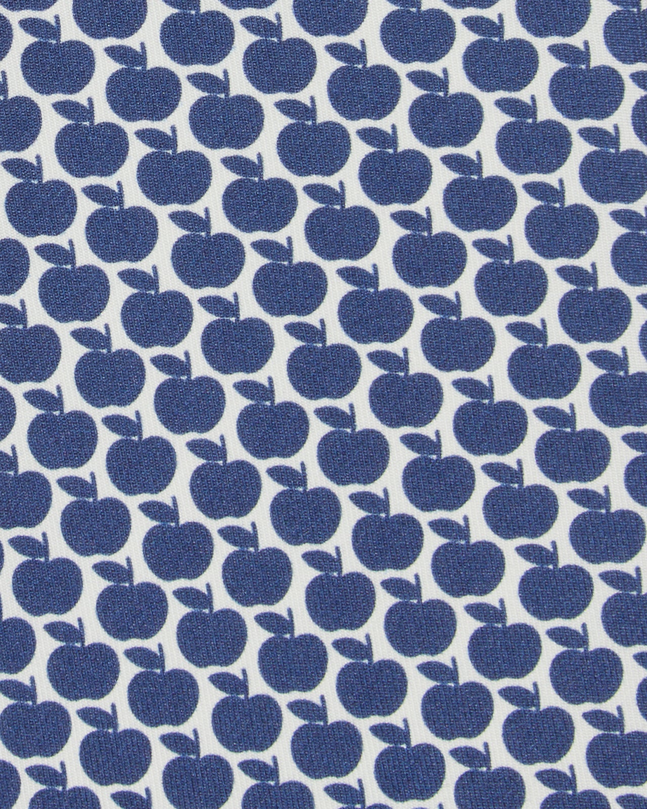 Silk Print Tie in Chalk/Blue Apple