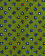 Load image into Gallery viewer, Silk Print Tie in Moss/Navy Multi Flower
