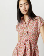 Load image into Gallery viewer, Sophia Dress in Pink/Olive Charmian Liberty Fabric
