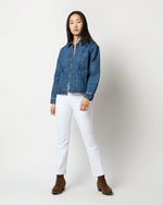 Load image into Gallery viewer, Nikkie Logo Jacket in Washed Indigo Denim
