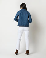 Load image into Gallery viewer, Nikkie Logo Jacket in Washed Indigo Denim
