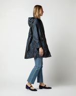 Load image into Gallery viewer, Techno Taffeta A-Line Parka in Navy
