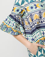 Load image into Gallery viewer, Choux Dress in Cream Casareale Small Cotton Summer Popeline
