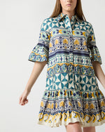 Load image into Gallery viewer, Choux Dress in Cream Casareale Small Cotton Summer Popeline
