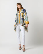 Load image into Gallery viewer, Foulard Shirt in Blue Mudejar Placée Silk Twill
