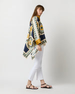 Load image into Gallery viewer, Foulard Shirt in Blue Mudejar Placée Silk Twill
