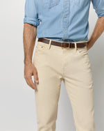Load image into Gallery viewer, Slim Straight 5-Pocket Pant in Bone Garment-Dyed Corduroy
