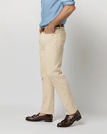 Load image into Gallery viewer, Slim Straight 5-Pocket Pant in Bone Garment-Dyed Corduroy

