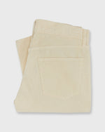 Load image into Gallery viewer, Slim Straight 5-Pocket Pant in Bone Garment-Dyed Corduroy
