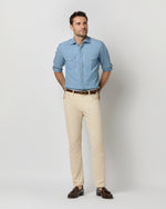 Load image into Gallery viewer, Slim Straight 5-Pocket Pant in Bone Garment-Dyed Corduroy
