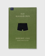 Load image into Gallery viewer, Boxer Brief (Pack of 2) in Dark Navy Organic Stretch Cotton
