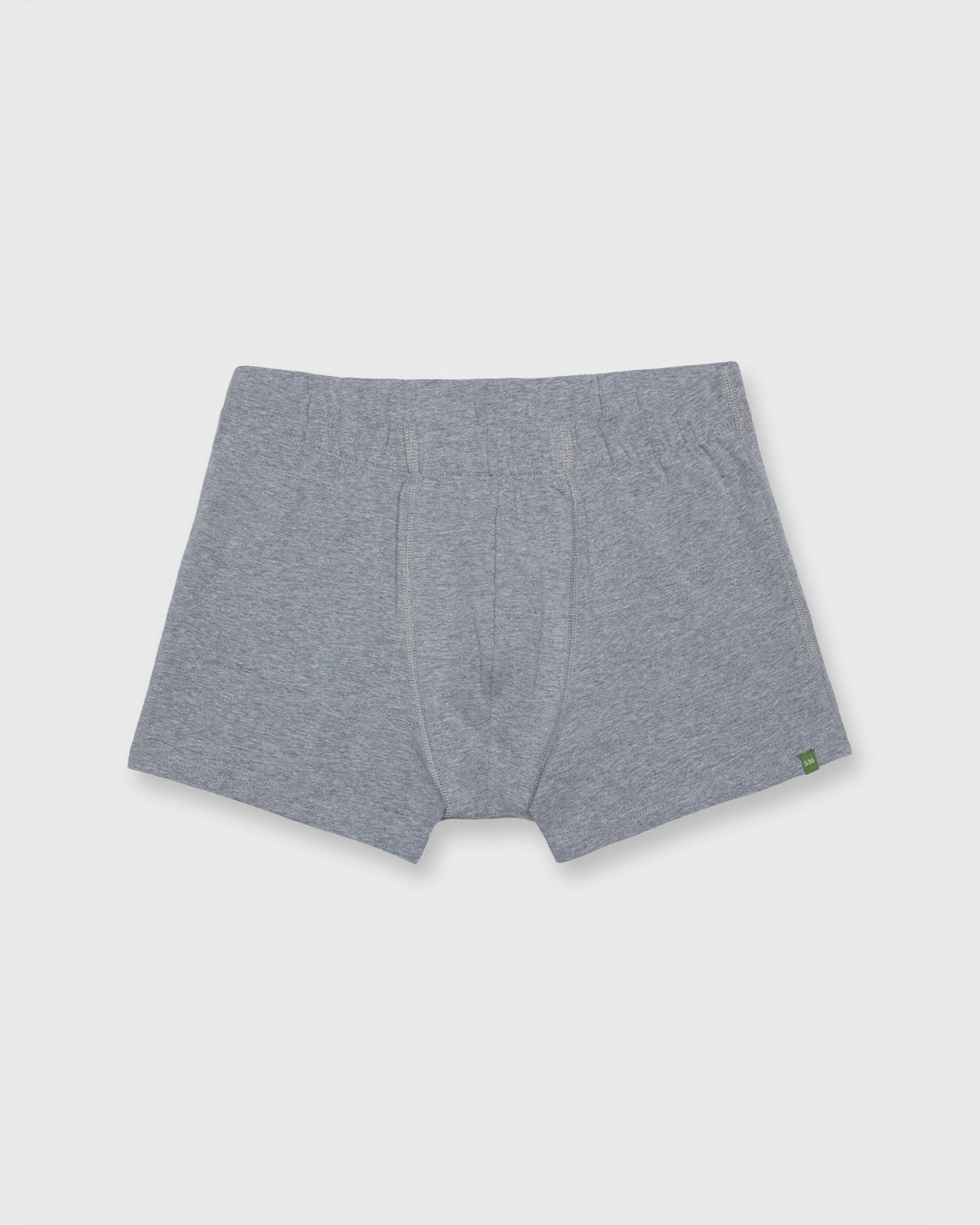 Boxer Brief (Pack of 2) in Heather Grey Organic Stretch Cotton