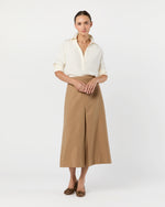Load image into Gallery viewer, Natalia Blouse in Ivory Silk Crepe de Chine
