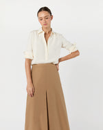 Load image into Gallery viewer, Natalia Blouse in Ivory Silk Crepe de Chine
