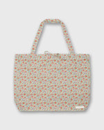 Load image into Gallery viewer, Reusable Tote Bag in Red Multi Amelie Small Liberty Fabric
