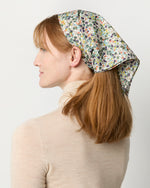 Load image into Gallery viewer, Anyway Scarf in Green Wiltshire Liberty Fabric
