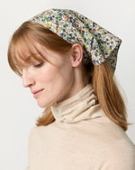 Load image into Gallery viewer, Anyway Scarf in Green Wiltshire Liberty Fabric
