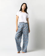 Load image into Gallery viewer, Pajama Pant in Blue Multi Strawberry Thief Liberty Fabric
