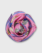 Load image into Gallery viewer, Bugs Square Scarf in Key West Pink
