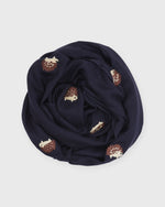 Load image into Gallery viewer, Porcupine Scarf in Navy
